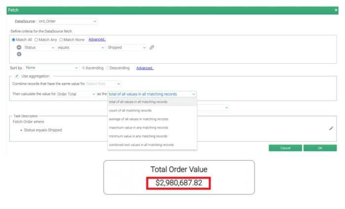 Reify 13 data aggregation