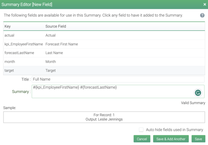 Reify 13 template fields